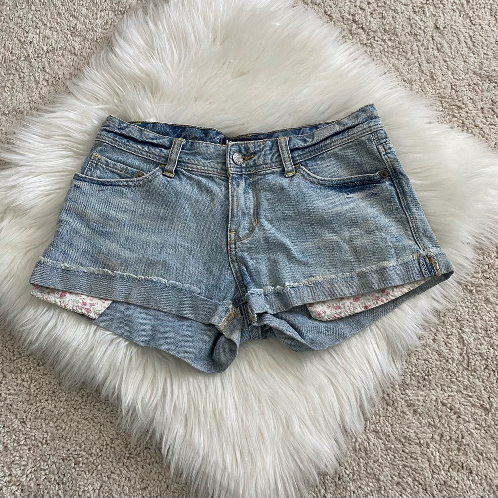 Jay Jays Denim Shorts with Floral Pockets